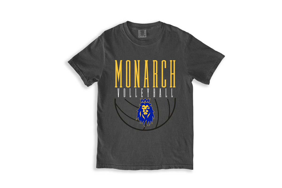 Monarch Volleyball Lion Spirit Tee – Pepper